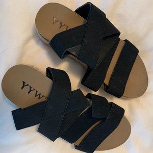 NWOT✨  YYW Strappy Platform Sandals
